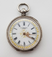CEP SAATİ KALEM İŞÇİLİKLİ GÜMÜŞ 1900 ÖNCESİ